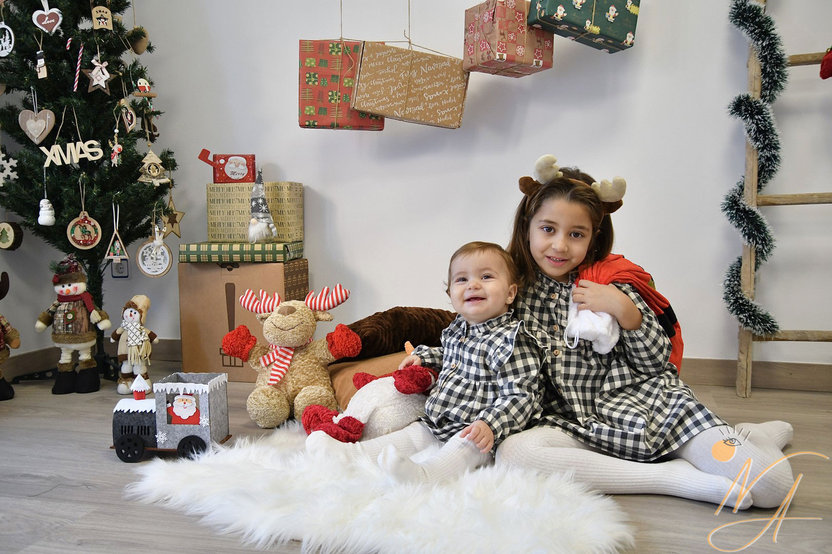 Sesion Fotografica Navidad con niños