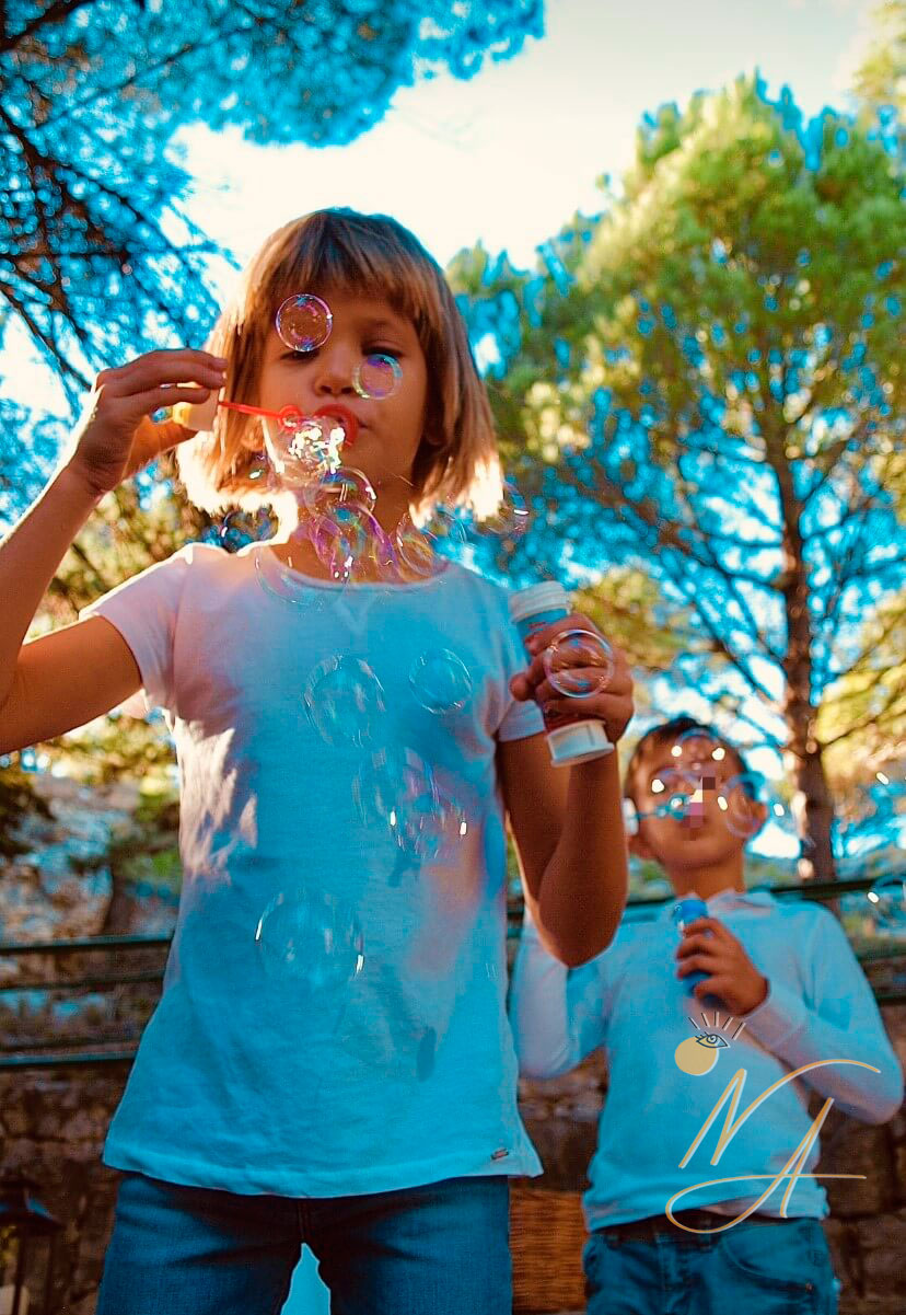 Sesión fotográfica de niños 