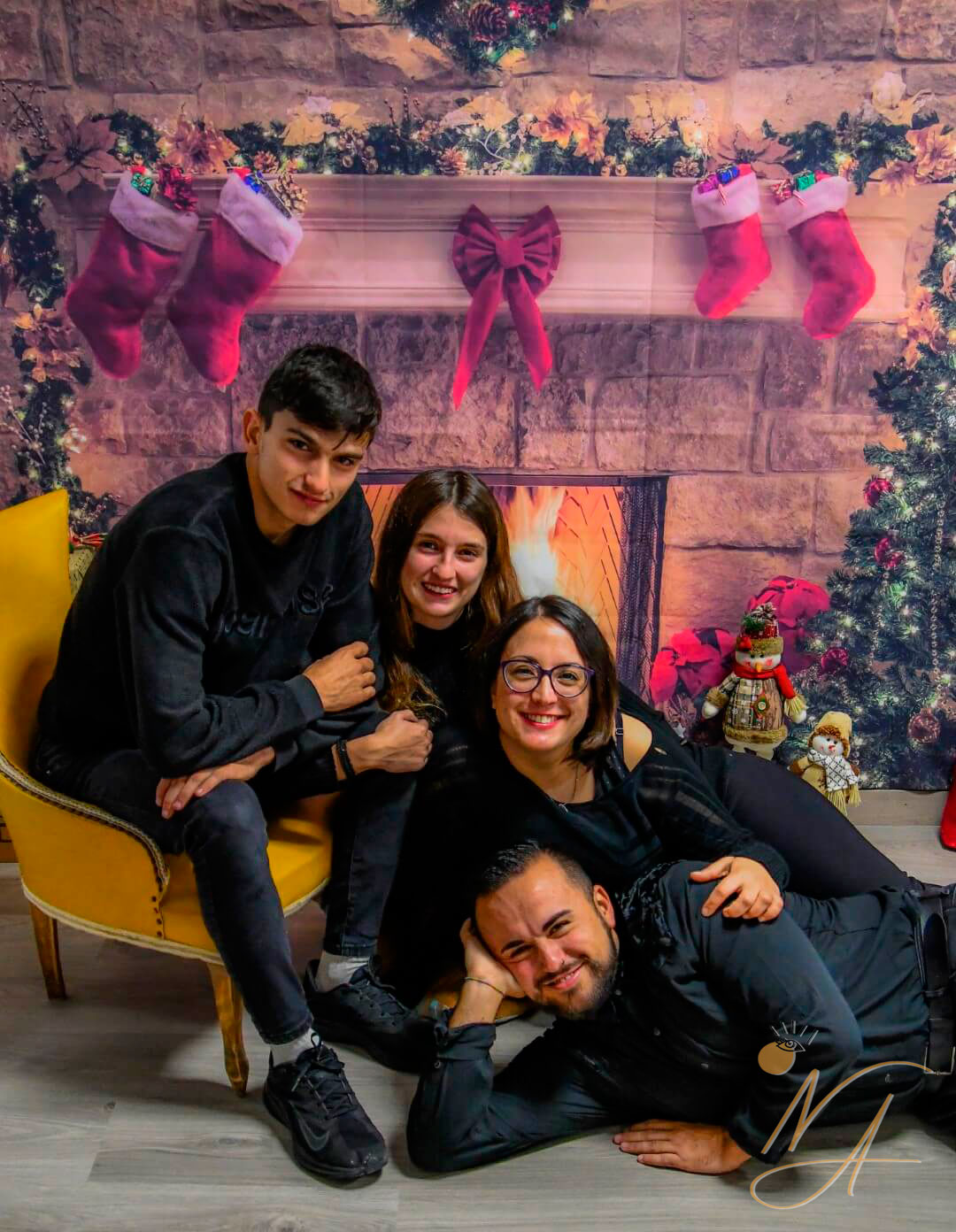 Sesión de fotos navideñas 